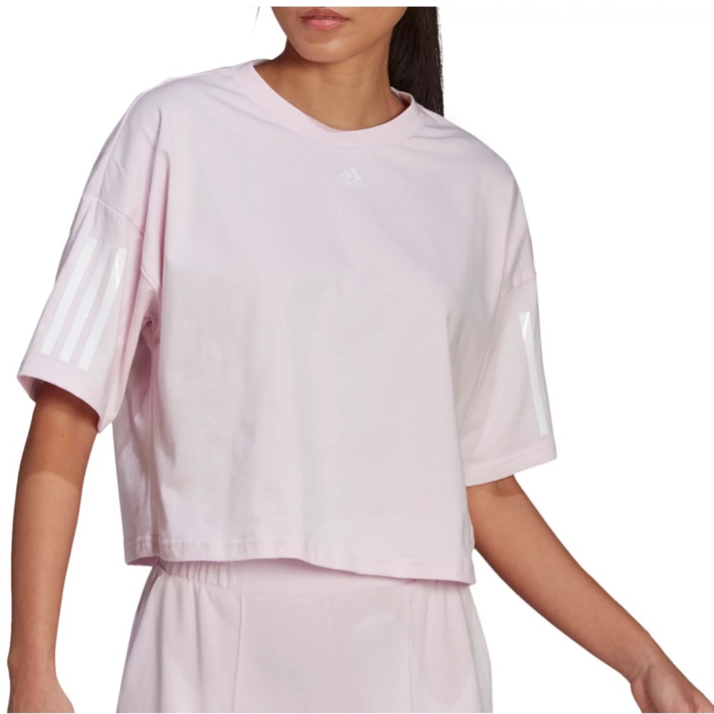 NWT adidas Pink Women's Hyperglam Воху T-Shirt